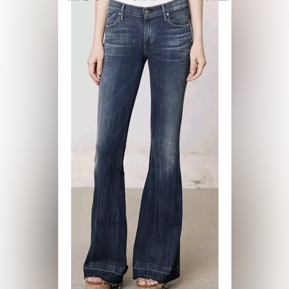 CITIZENS OF HUMANITY | Charlie Mid Rise Super Flare Jeans in Dizzy